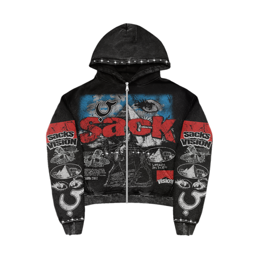 Sack Vision Rules The World Zip Up
